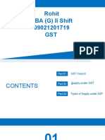 Rohit BBA (G) V Sem GST