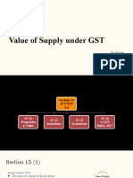 Value of Supply Under GST PPT - Reuben (029) 21201719