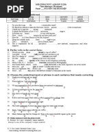 II. Put The Verbs in The Correct Forms