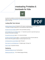 26 Free Homesteading Printables Downloads For Kids 1