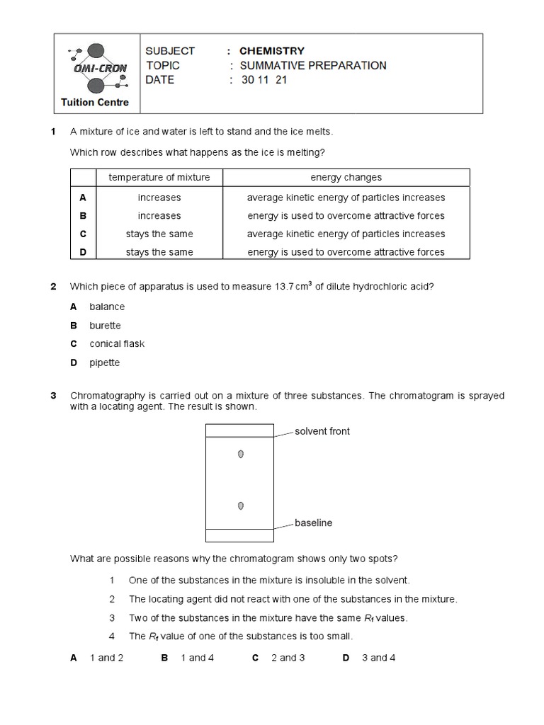 Chemistry Concepts and Reactions Explained | PDF | Oxide | Chemical ...