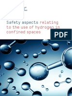 IFV Safety Aspects Relating To The Use of Hydrogen in Confined Spaces