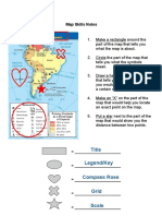 Map Skills Notes: Title Legend/Key