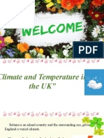 Climate and Temperature in The UK