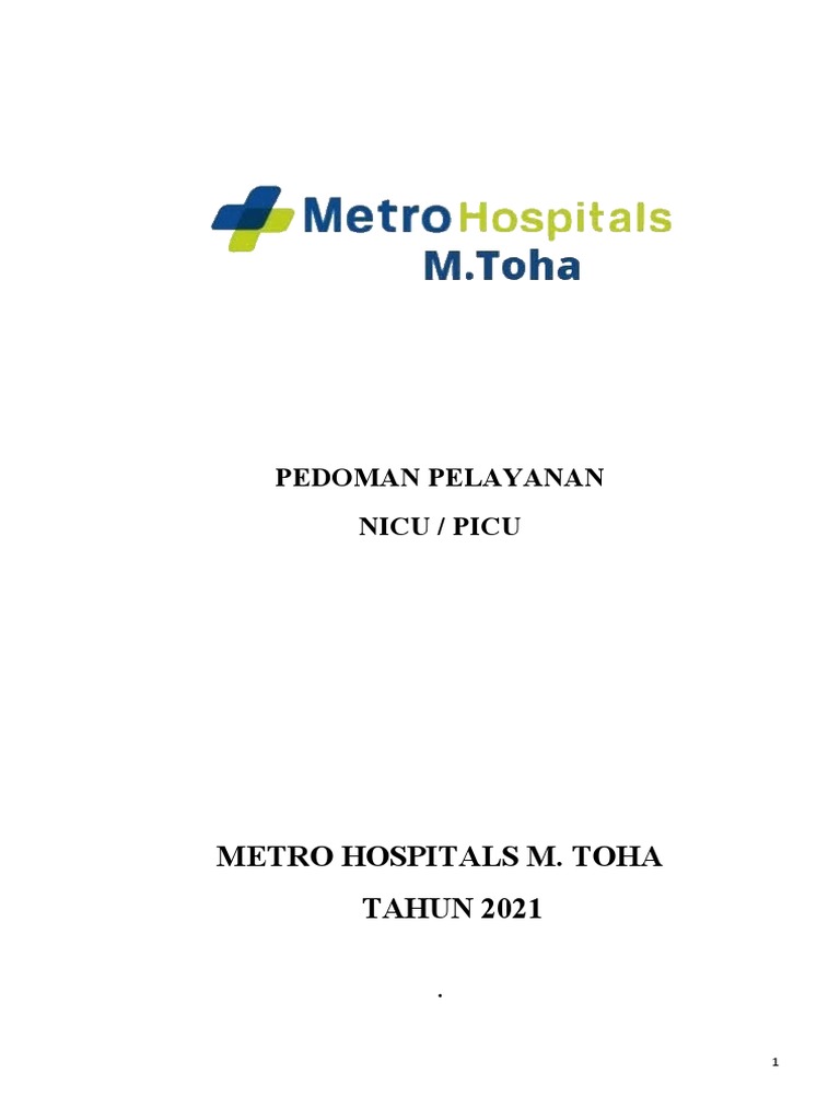 Pedoman Pelayanan Nicu Picu Pdf