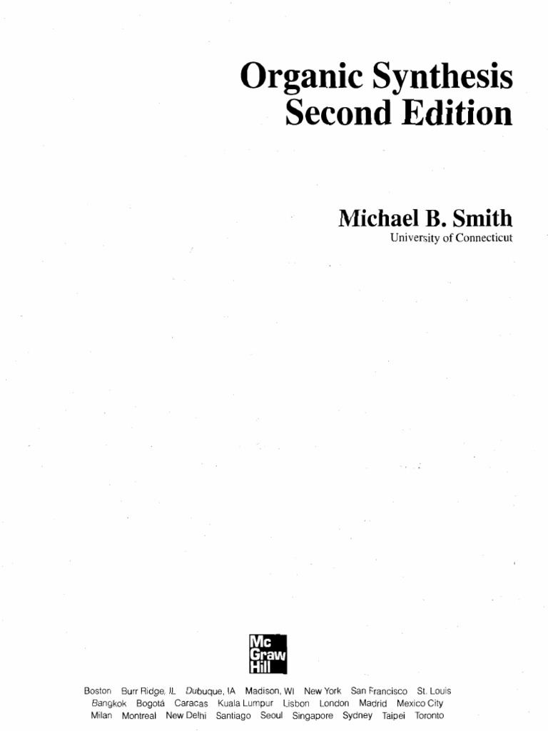 Organic Synthesis, 2nd Edition | PDF