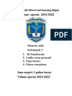 Laporan Hasil Observasi Kacang Hijau