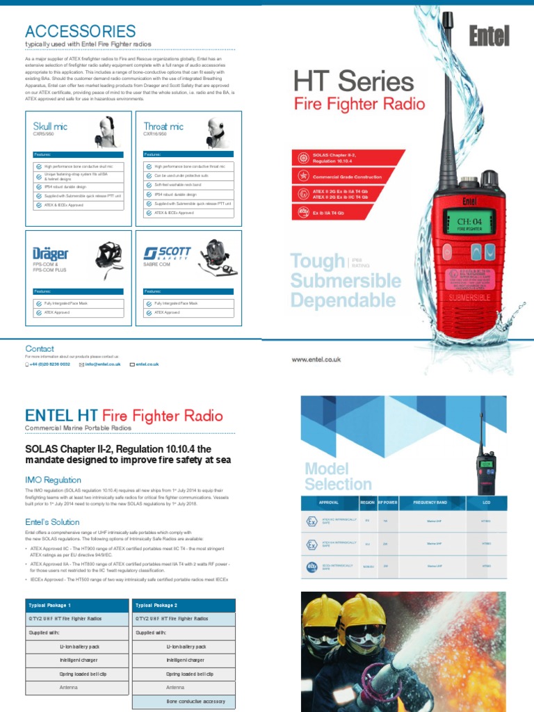 HT Series Marine Fire Fighter Brochure | Download Free PDF | Radio ...