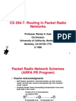 CS 294-7: Routing in Packet Radio Networks