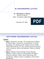 Draft: Software Engineering (Ca725)