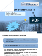 Introductory Statistics (3-4) : Display & Explore Using R & R Commander