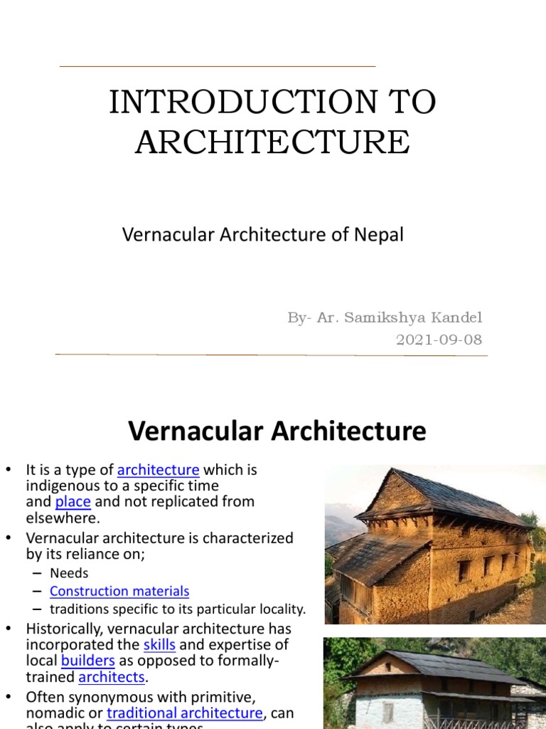 Vernacular Architecture of Nepal | PDF | Roof | Wall