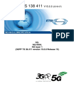 ETSI TS 138 411: 5G Ng-Ran NG Layer 1 (3GPP TS 38.411 Version 15.0.0 Release 15)