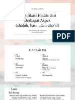 Hadis Shahih, Hasan Dan Dho'if