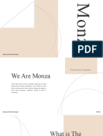 Minimalist Powerpoint Template Monza