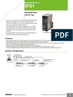 Cj1W-Eip21: Introducing The New Ethernet/Ip Unit. More Than 180,000 Words of Tag Data Link Capacity!