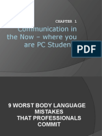 Communication in The Now - Where You Are PC Students