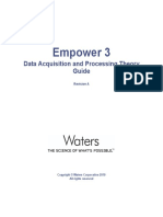 Empower 3 Data Acquisition Processing Theory Guide Rev A