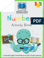 Numbers Activity Book Copyright English Created Resources 2021