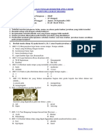 Soal & Jawaban PTS SBDP Kelas 4 Semester 1 Tahun 2021 Sinau-Thewe