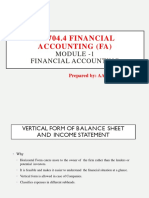 Module 1 Financial Accounting