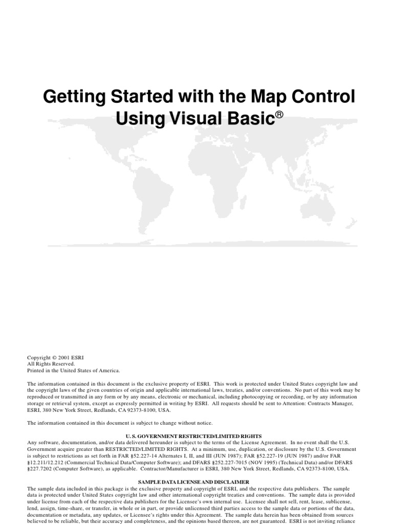 MapControl VB | PDF