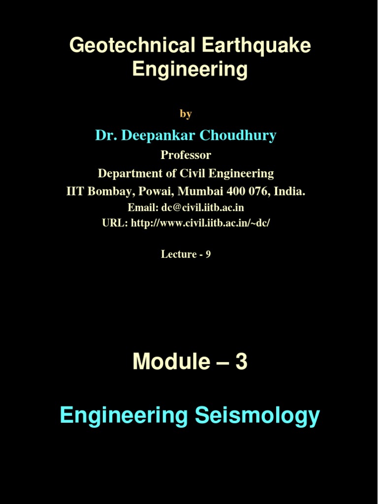 Lec-09 Types of Waves, 3 Circle Method (Example) | PDF | Earthquakes ...