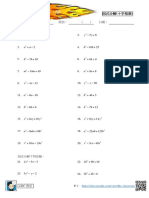 狂做系列因式分解 (十字相乘)