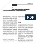 Anthropometric Features and Body Composition of Young Athletes
