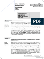 Associação Do Perimetro Da Cintura Com O Percentual de Gordura E Imc em Adultos de Ambos Os Sexos de Diferentes Faixas Etárias