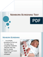 Newborn Screening Test