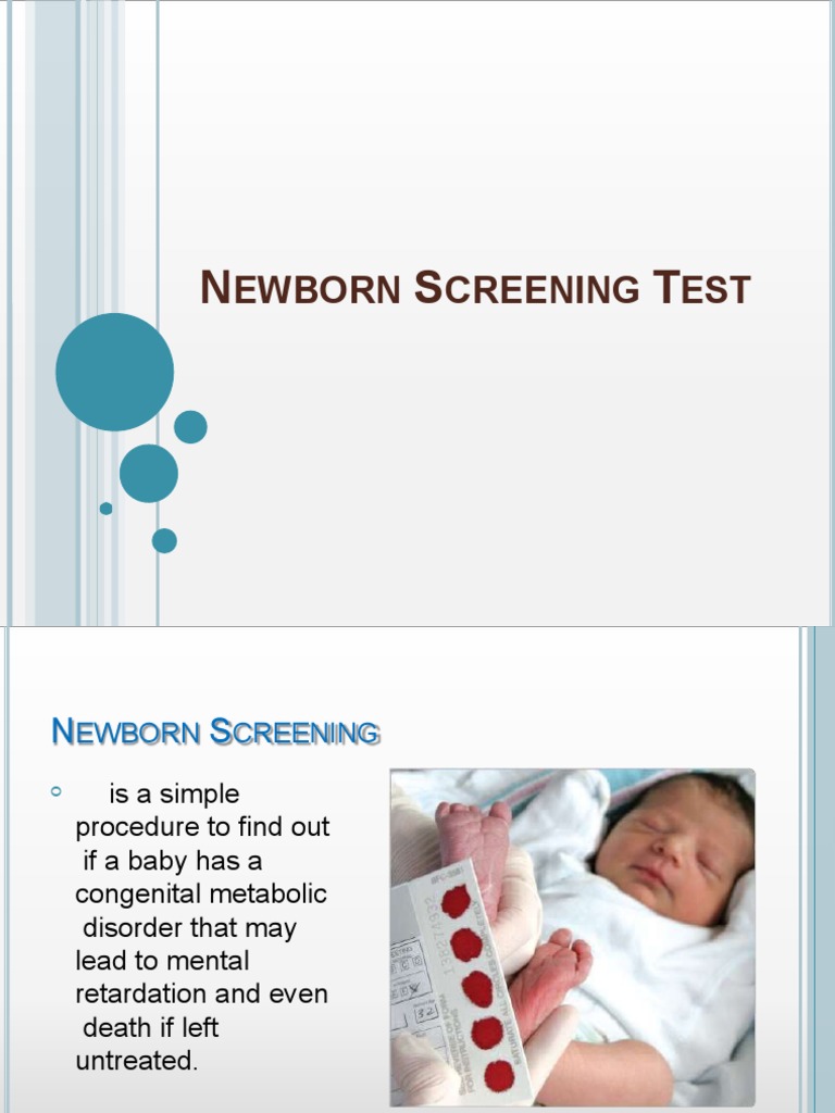 Newborn Screening for Metabolic Disorders | PDF | Adrenal Gland ...