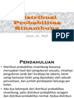 Bab 4 Distribusi Probabilitas Sinambung