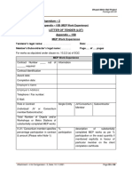 Attachment - 4 To Corrigendum - 2: Volume I, Part 4: LOT, Appendix - 15B (MEP Work Experience)