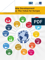 The Sustainable Development Goals (SDGS) : The Value For Europe