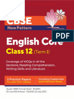 2022 Arihant English Core MCQs Term 1