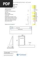 Retaining Wall With Surcharge PDF | PDF | Building Materials | Civil ...