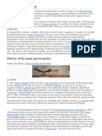 Mass Spectrometry: History of The Mass Spectrometer