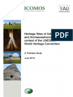 Heritage Sites of Astronomy & Archaeoastronmy - UNESCO