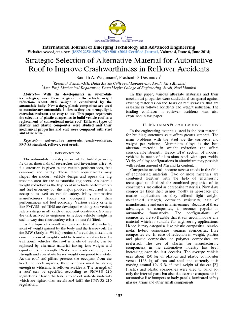 Ijetae 0614 20 | PDF | Composite Material | Strength Of Materials