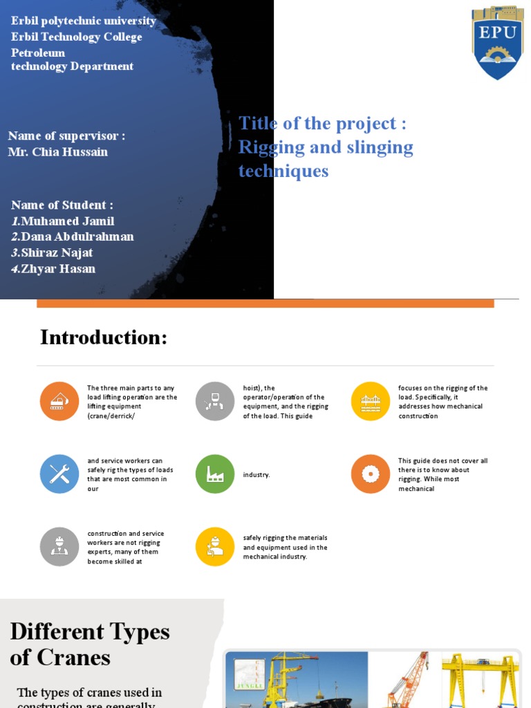 Rigging and Slinging Techniques Guide | PDF | Crane (Machine ...