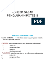 STATISTIK (HIPOTESIS PENELITIAN)