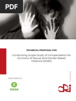 2.TECHNICAL PROPOSAL For Scope Study of Compensation For Survivors of Sexual and GBV