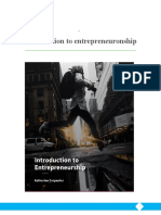 Introduction To Entrepreneuronship