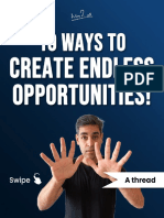 10 Ways To Create Endless Opportunities