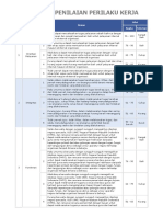 Kriteria Penilaian Perilaku Kerja-Peraturan BKN