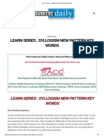 Learn Series: Syllogism New Pattern Key Words