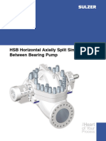 HSB Horizontal Axially Split Single Stage Between Bearing Pump