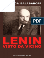 Angelica Balabanoff - Lenin Visto Da Vicino-Edizioni Opere Nuove (1990)