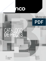 Catalogo de Peças Motores Gasolina 6,5cv 4 Tempos Horizontal